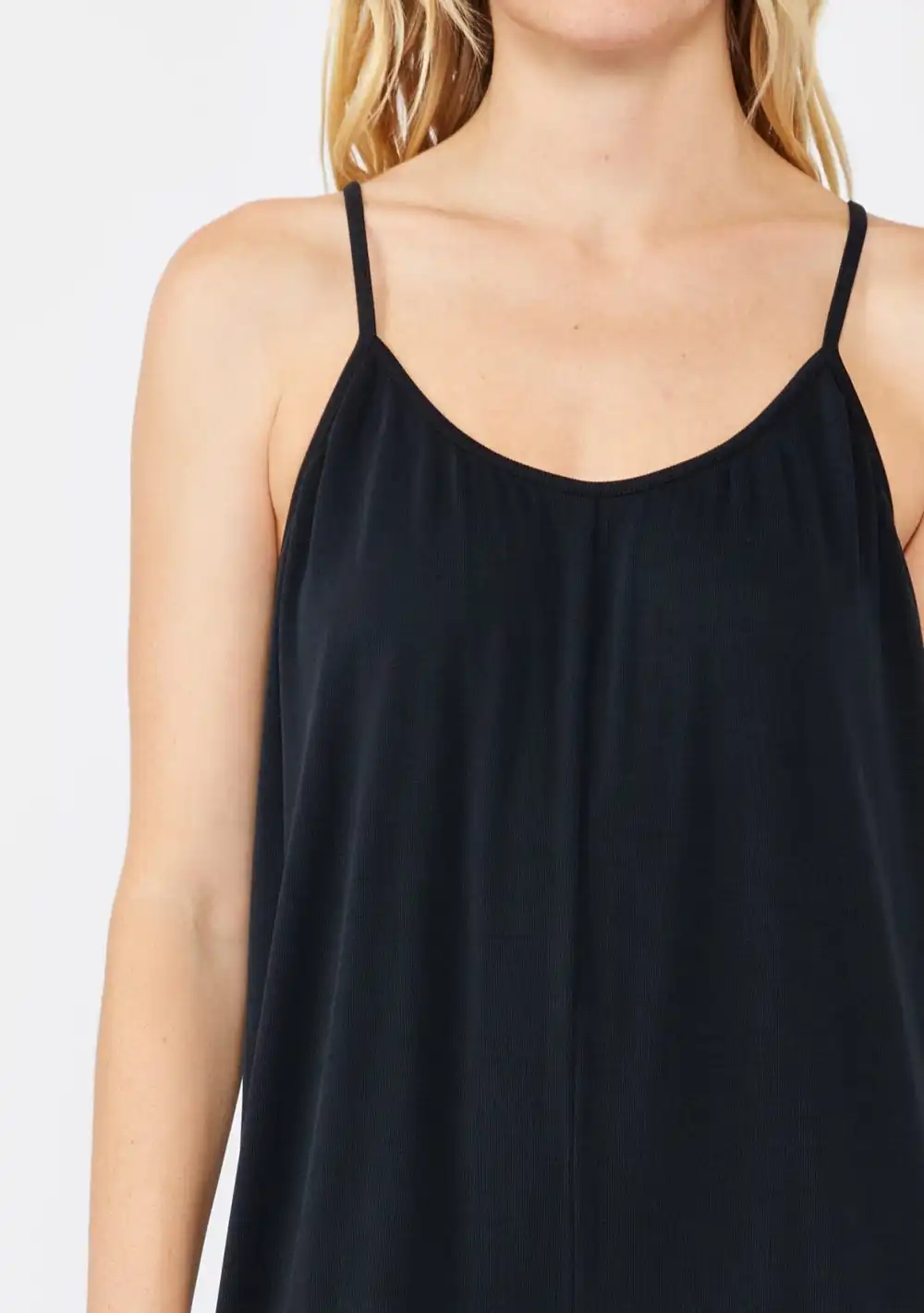 Scoop Neck Wide Leg Jumpsuit