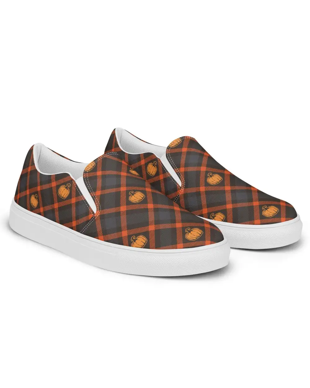 Cozy Plaid Slip On Shoes