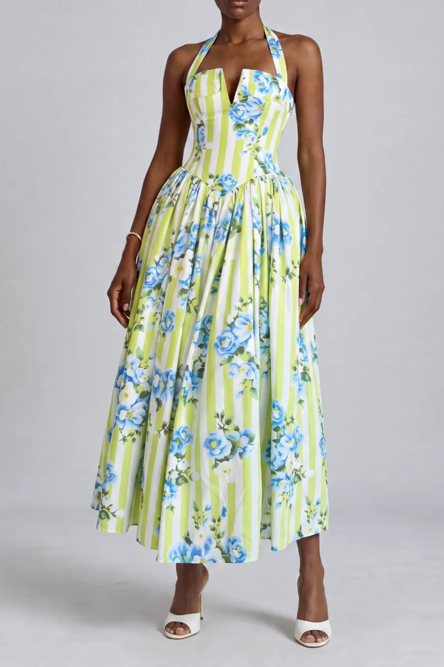 Lace Floral Maxi Dress