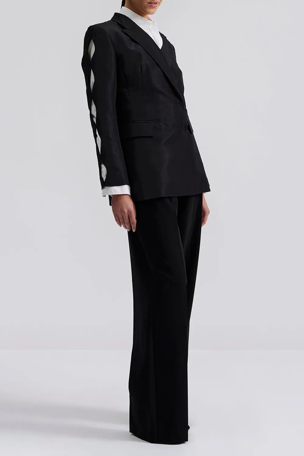 Double Breasted Wool Blazer