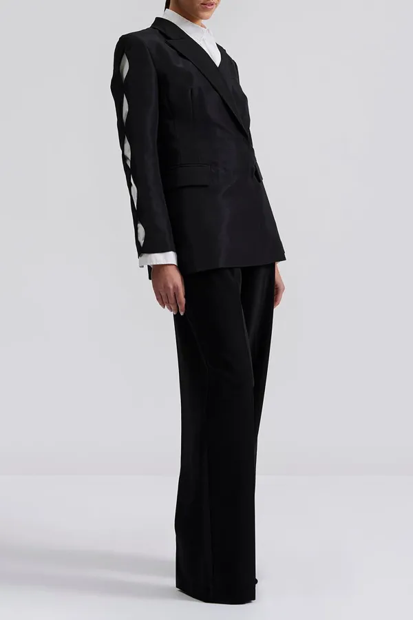 Double Breasted Wool Blazer