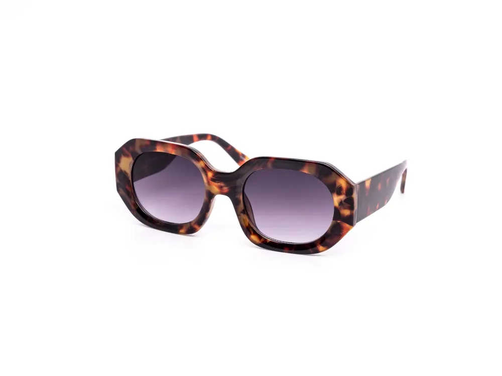 12-Pack Chunky Hexagon Octagon Assorted Sunglasses
