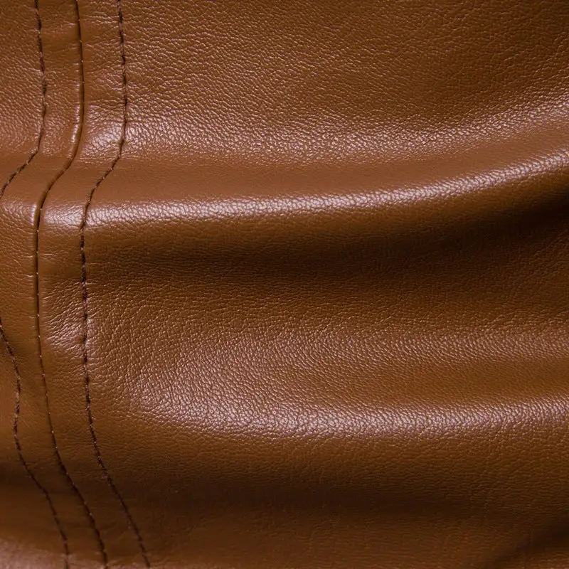Slim Fit Leather-Look Blazer