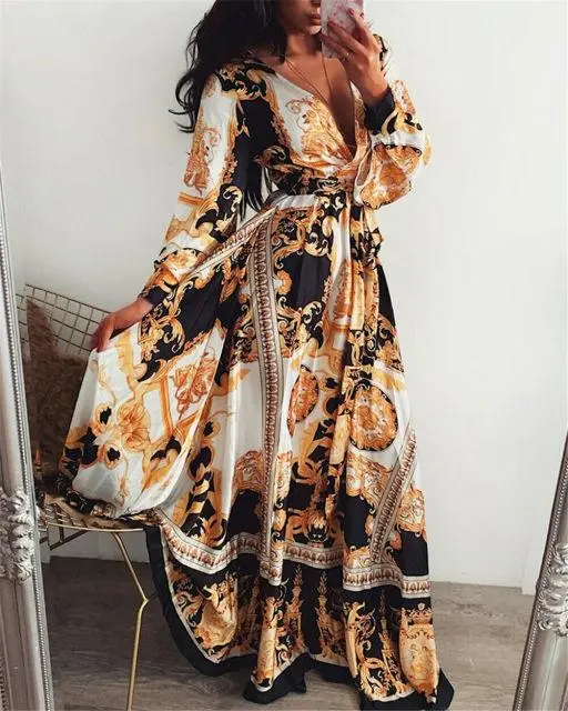 Luludress 2025 Boho Wrap Summer Long Dress