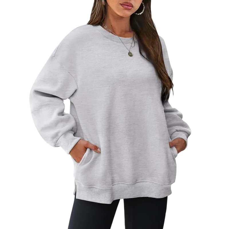 Womens Oversized Sweatshirts Crewneck Long Sleeve