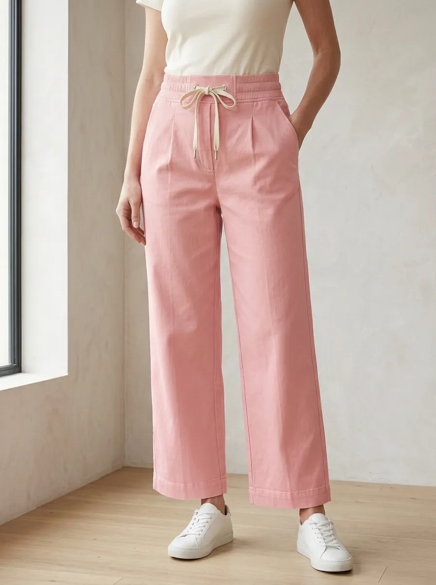 Women's Graphic Casual Adjustable Drawstring Waist Pants
