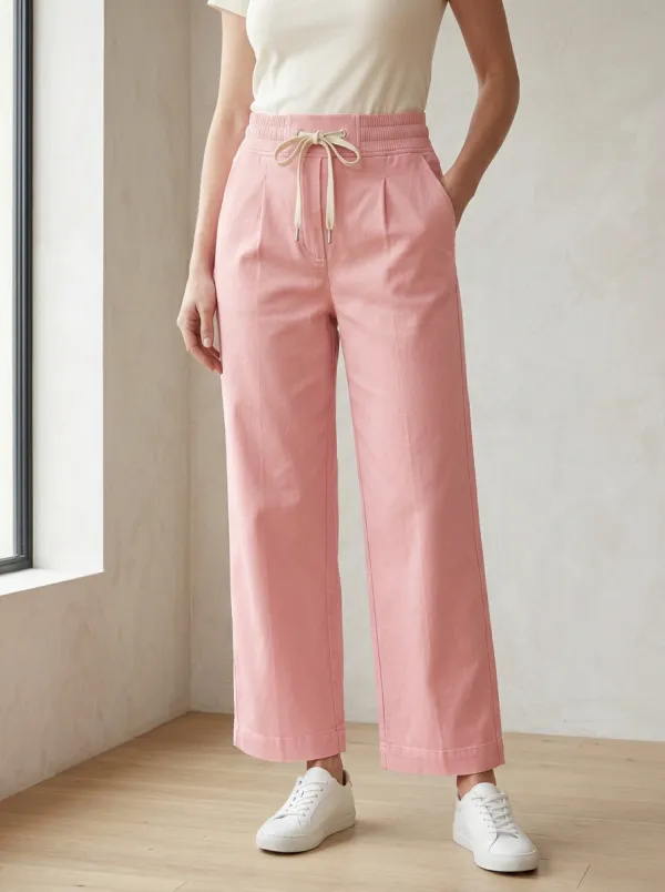 Women's Graphic Casual Adjustable Drawstring Waist Pants