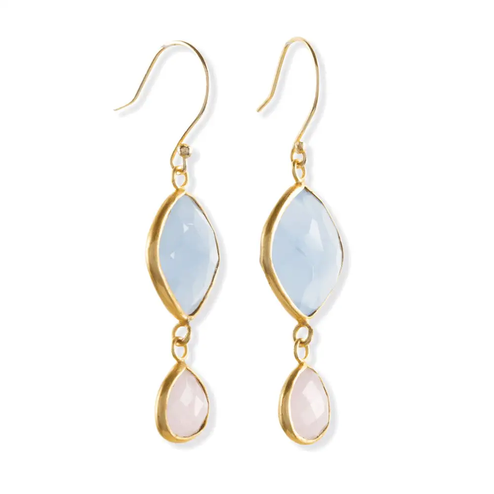 Linear Delicate Artful Drop Earrings