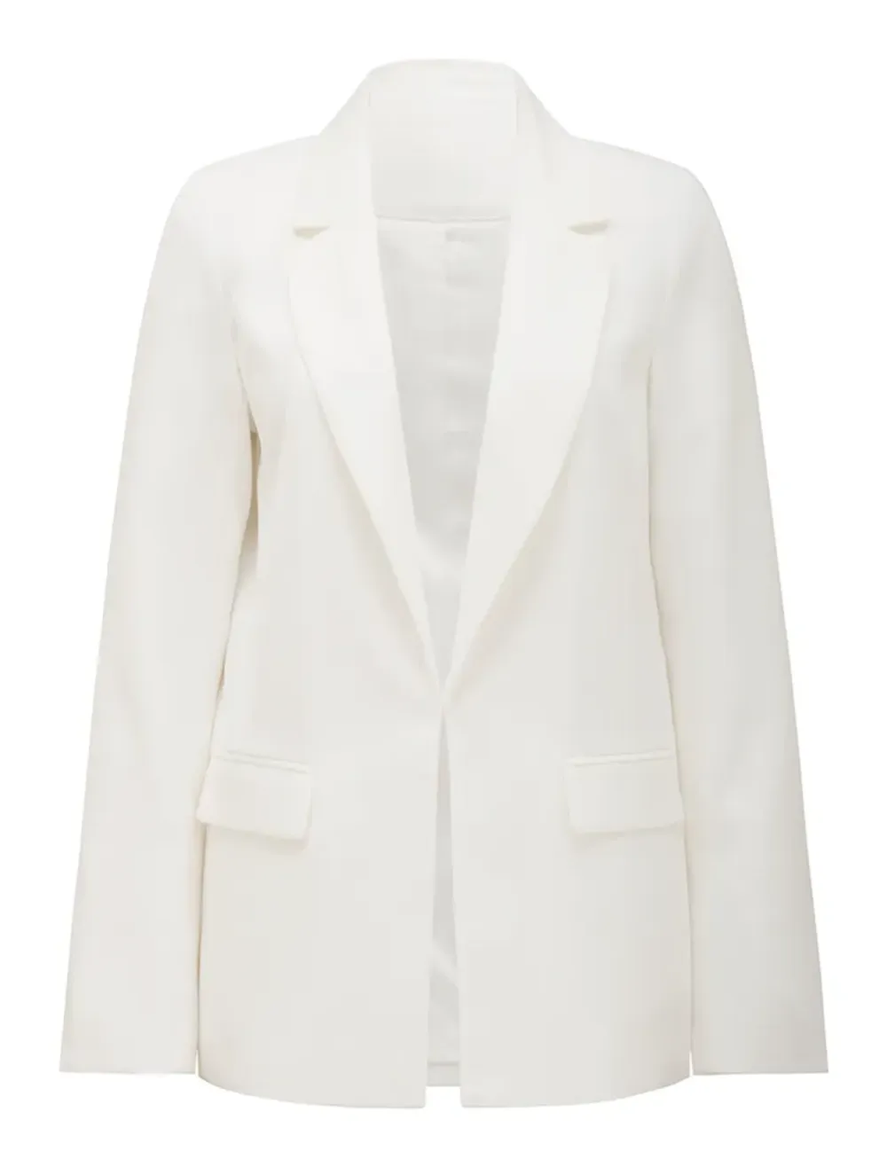 White Regular Blazer