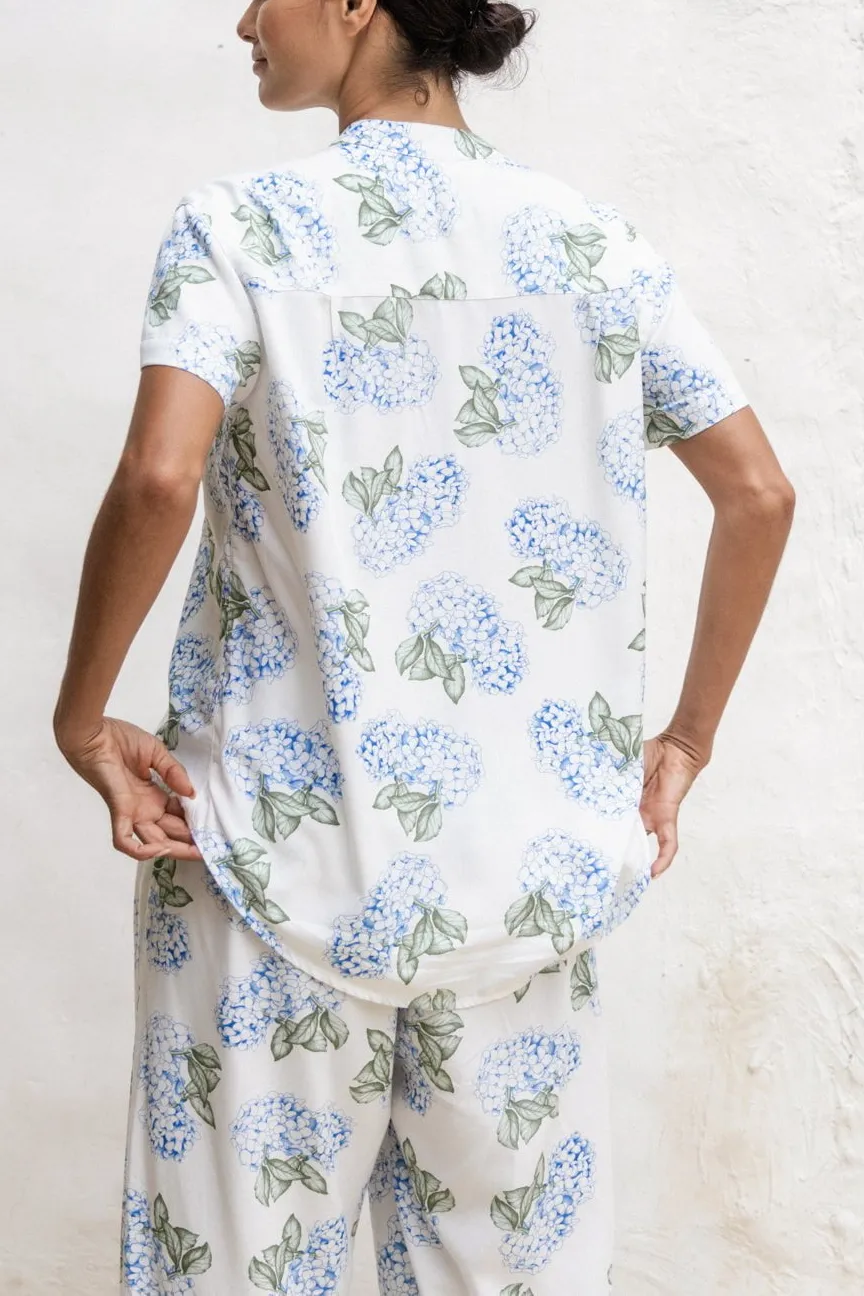 Blue Pajama Set Long