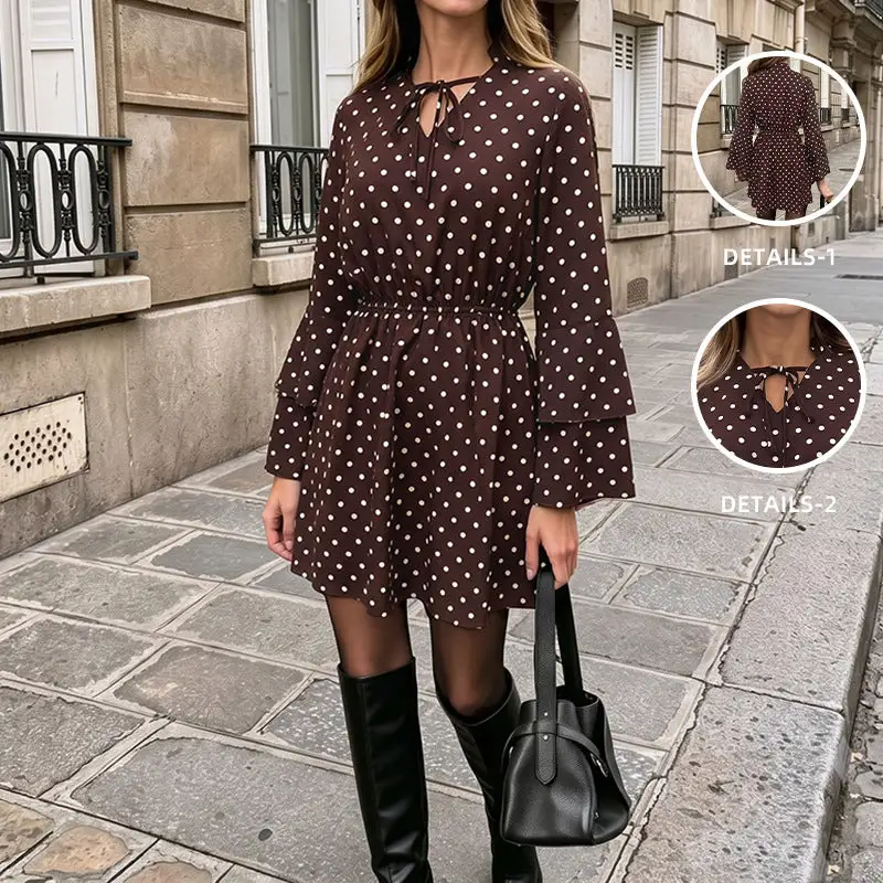Women's Polka-Dot Dress