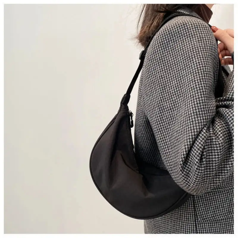 Soft Zip-Top Crossbody Bag