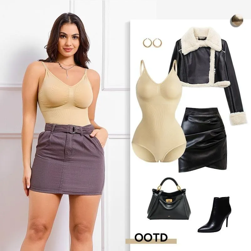 Women's Seamless Vneck Shapewear
