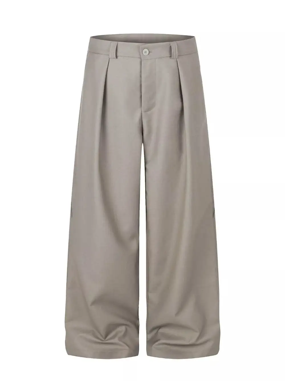Men's Wide Leg Pleated Casual Pants