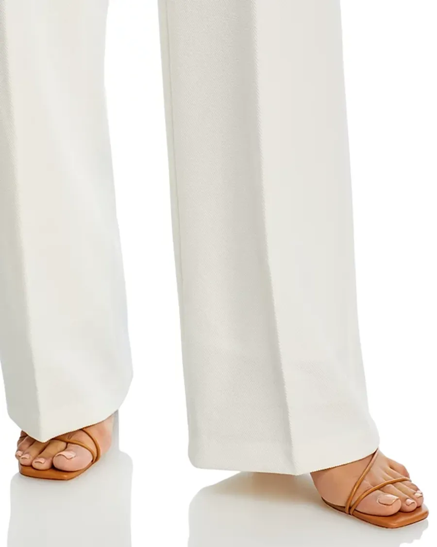 Belt Loops Wide Leg Pants