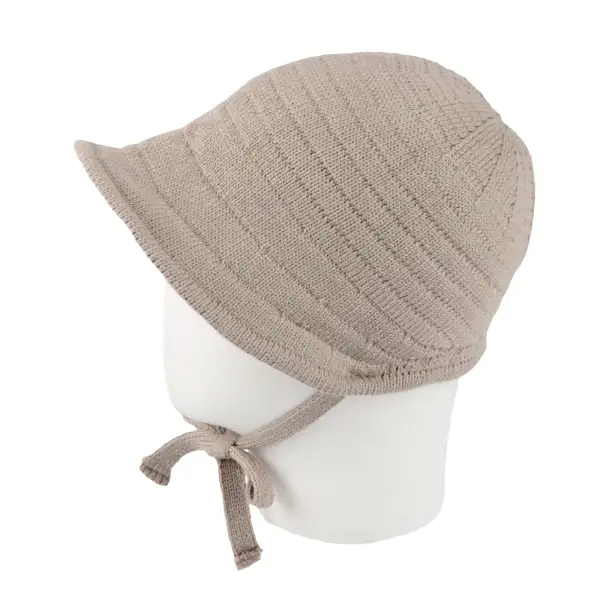 Knit Earflap Bucket Hat
