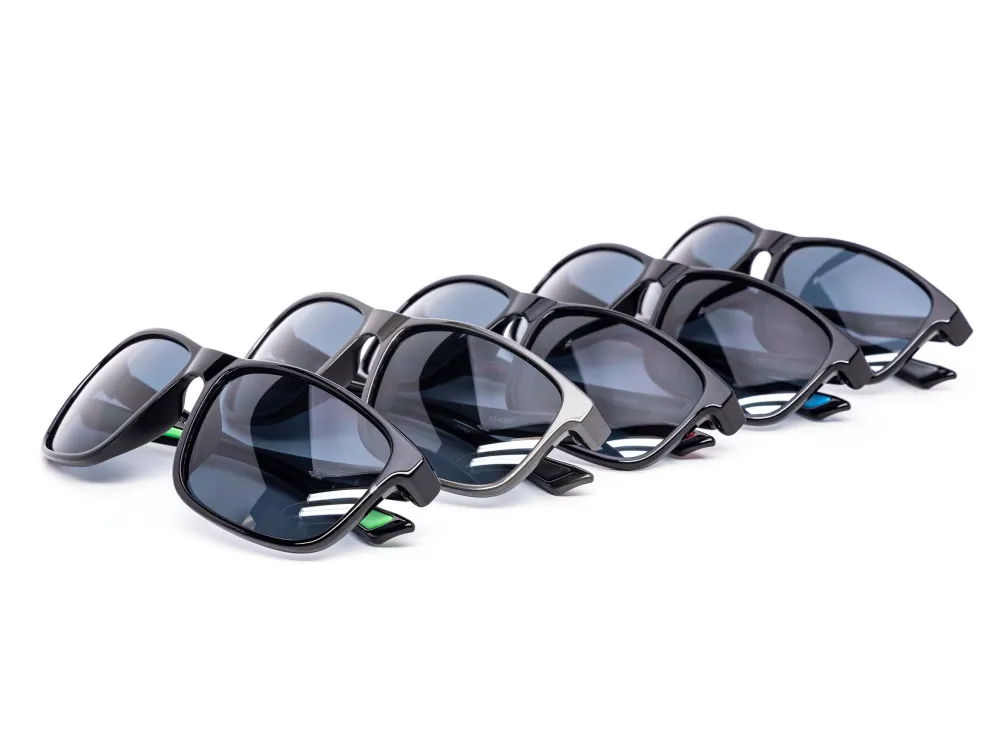 12-Pack Minimalist Sport Wraparound Dark Lens Sunglasses