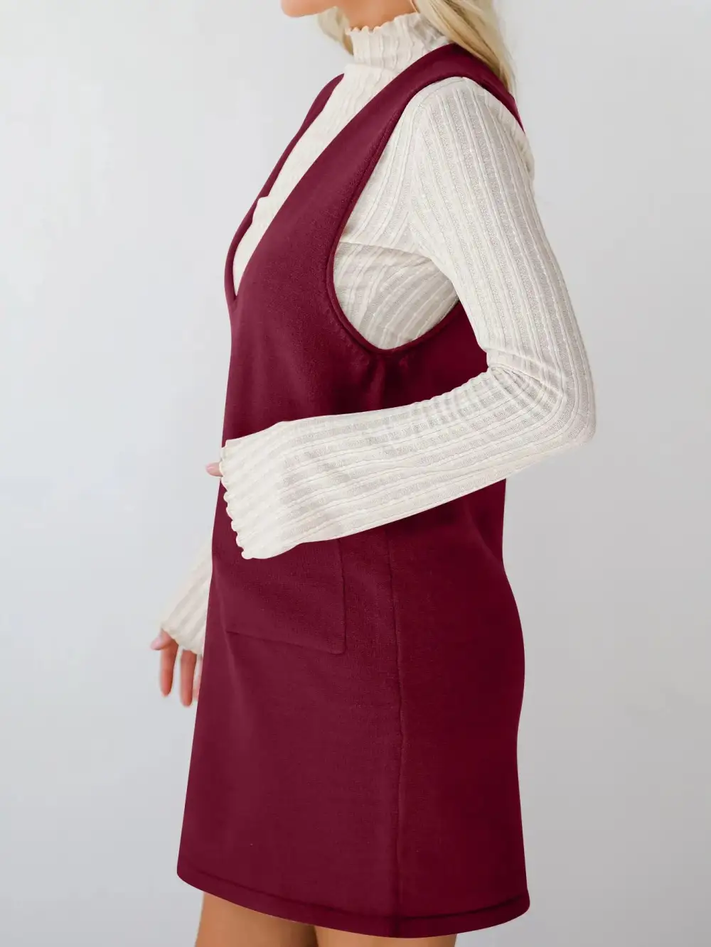 Sleeveless Knit Midi Dress