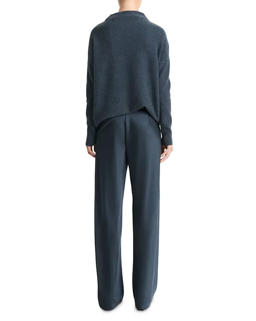 High Waist Fluid Bias Pants