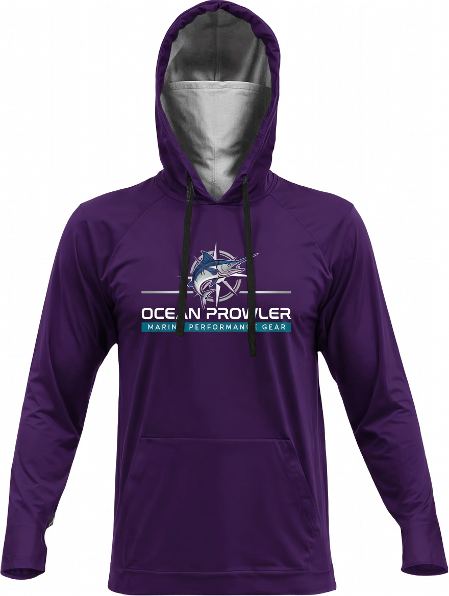Fishing Shirts for Men Hooded Long Sleeve – UV Sun Protective T-Shirt Tee