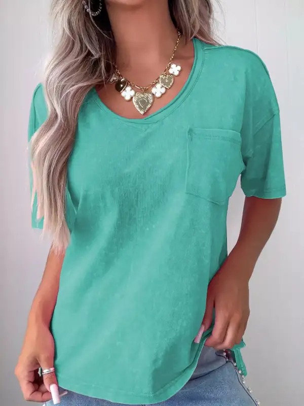 Cotton Mineral Wash T Shirt