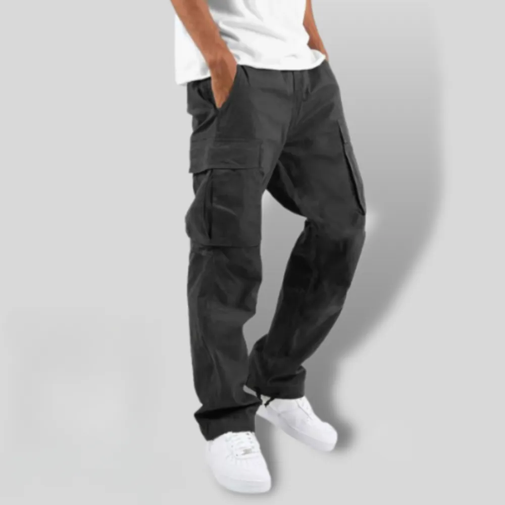 Men's Cargo Pants Relaxed Fit with Multiple Pockets