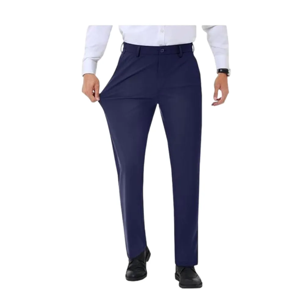 🔥 Black Friday Deal: Men's Stretch Dress Pants 👖 No Iron + Expandable Waist | Golf/Business Casual