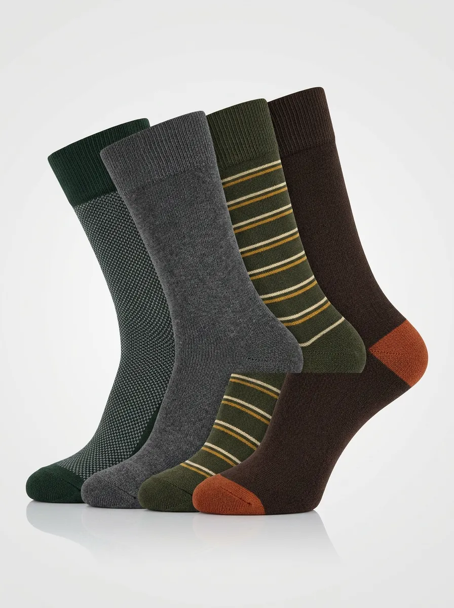 Men's Adventure Four Pair Socks