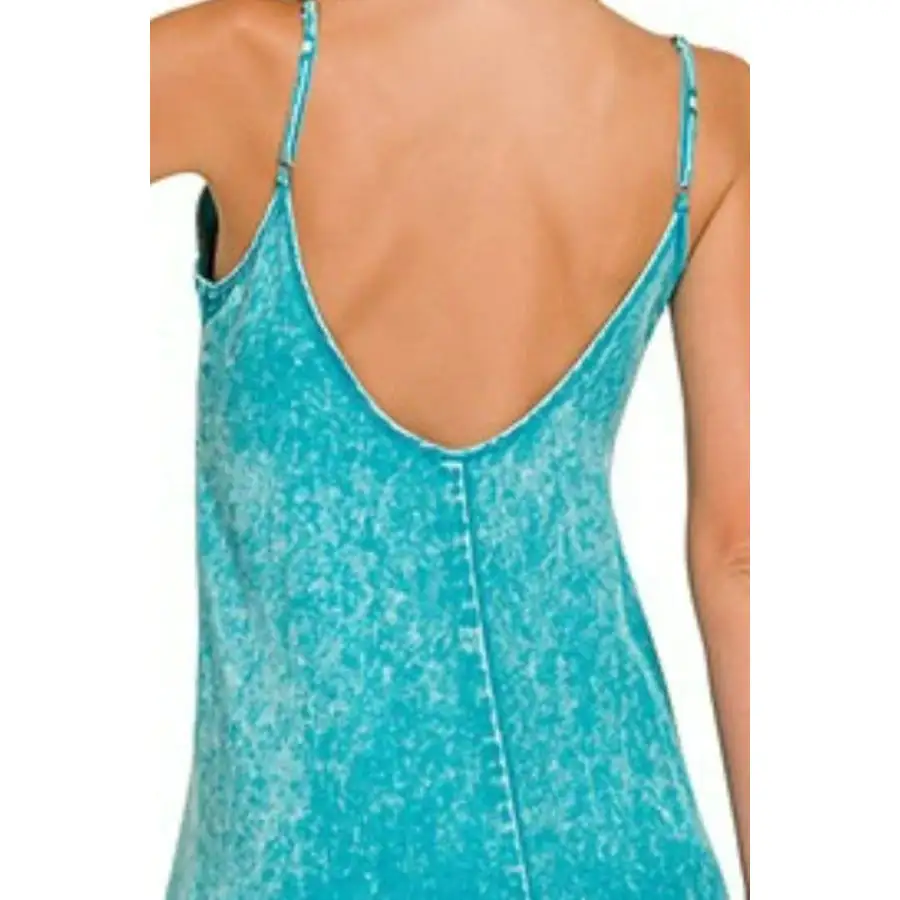 Casual Tencel Mineral Washed Maxi Dress
