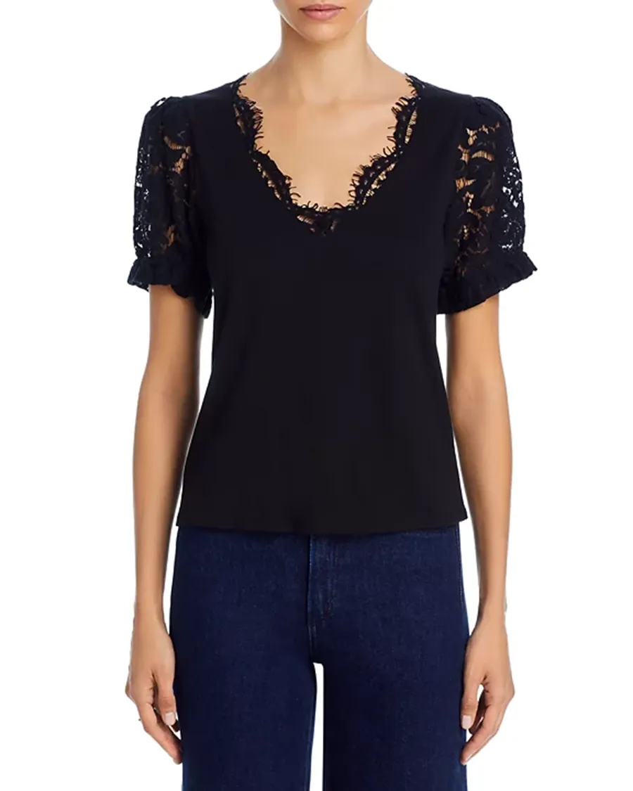 Elegant Style V-Neck Tees