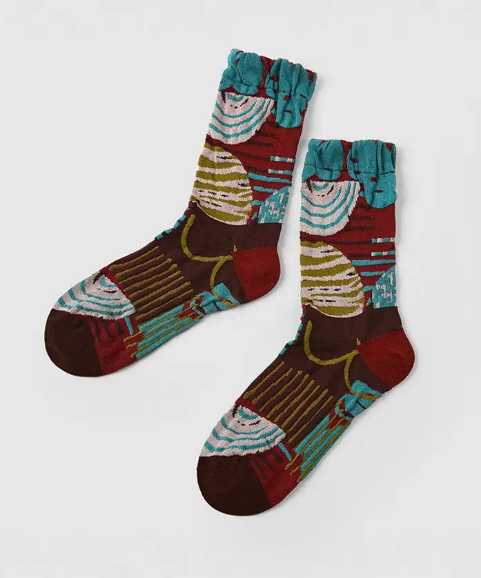 Retro Versatile Jacquard Socks