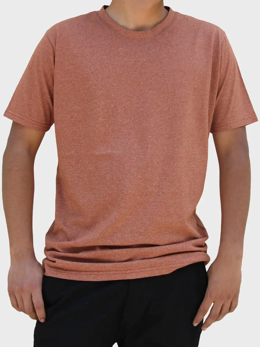 Jersey Textured Jersey Men's Button Down T-Shirt