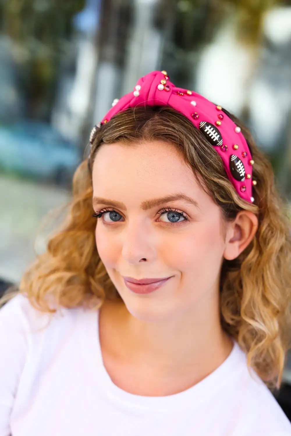 Top Knot Game Day Hair Headband