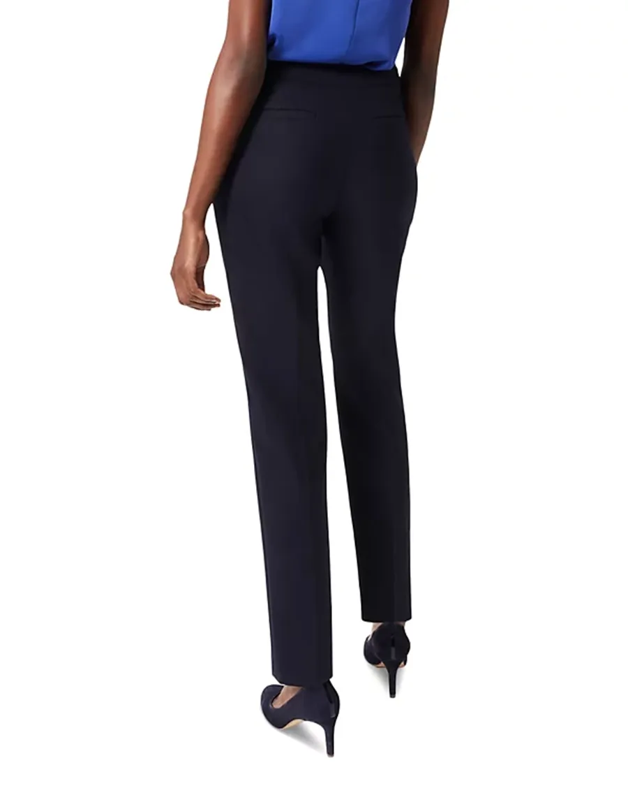 Banded Waist Slim Leg Pants