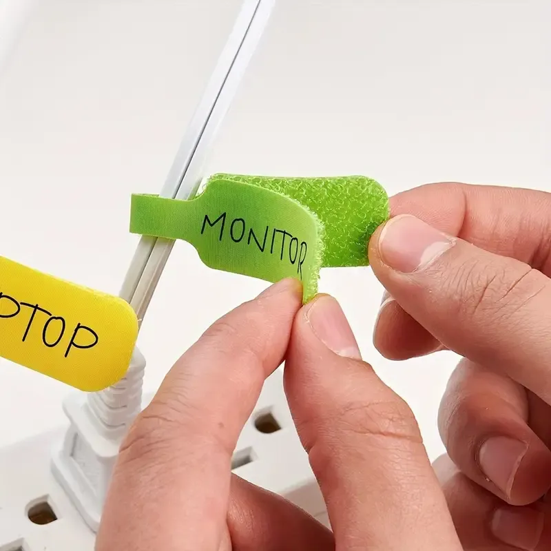 Pack Colorful Durable Cable Labels
