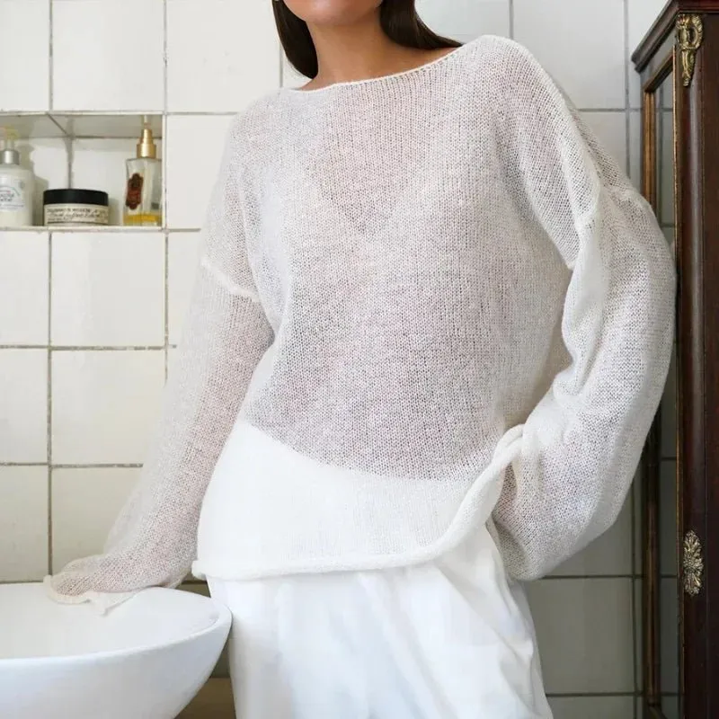 Relaxed Everyday Mesh Top
