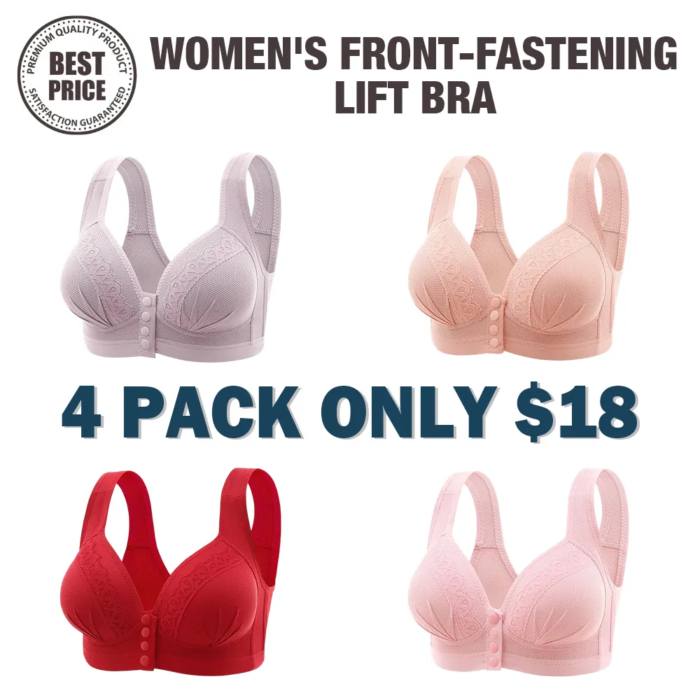 🔥Last Day💥Women's Front-Fastening Lift Bra🔥8-Pack Only $24