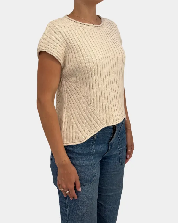 Cable Knit Sweater Top