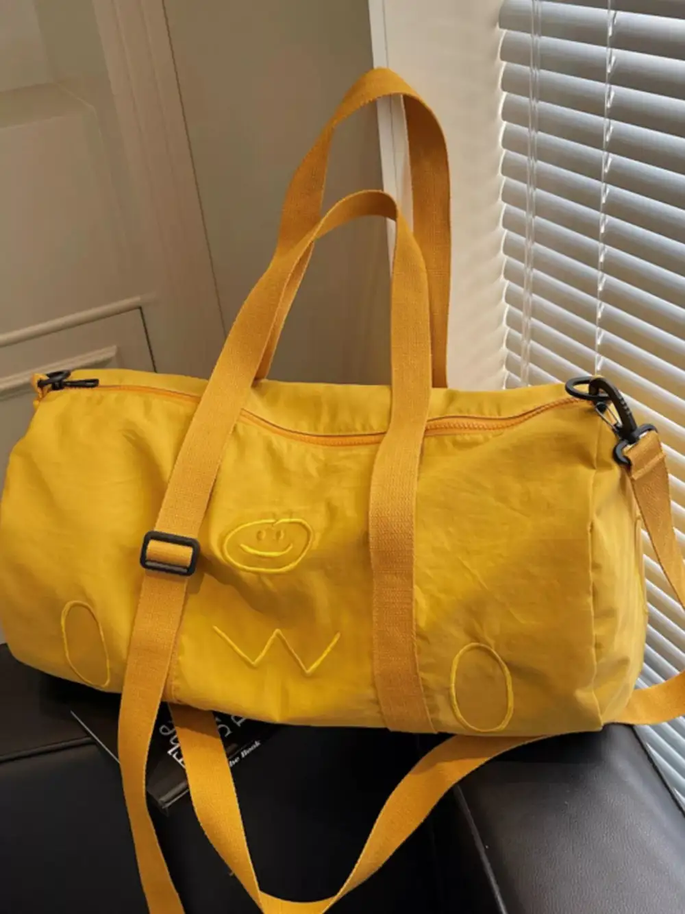 Smiley Face Duffle Duffel Bag