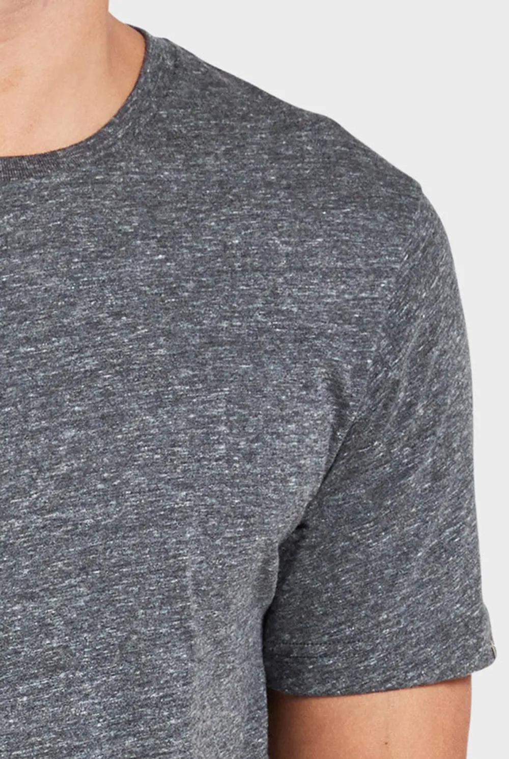 Ash Marle Short Sleeve Crew Neck Heathered Tee