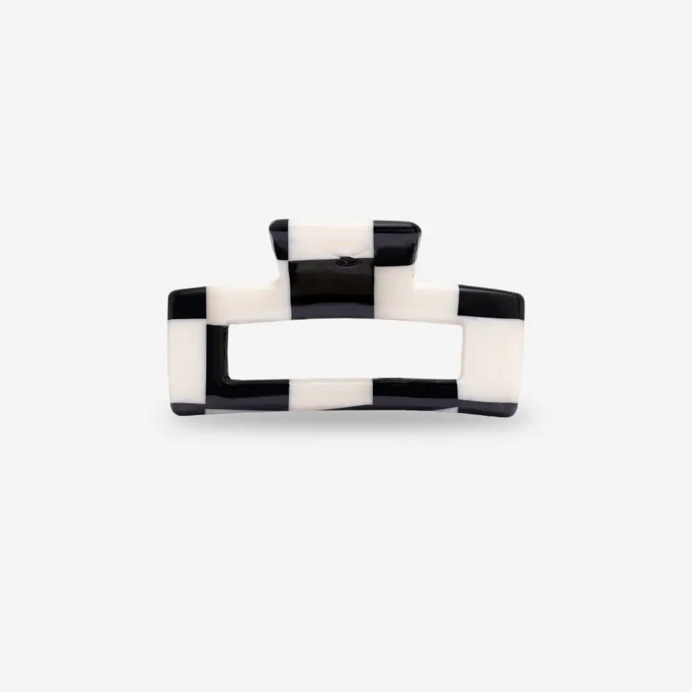 Layered Everyday Checkered Pattern Hair Clip