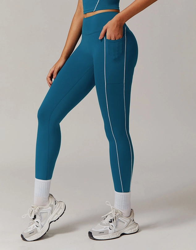 High Waist Pocketed Leggings