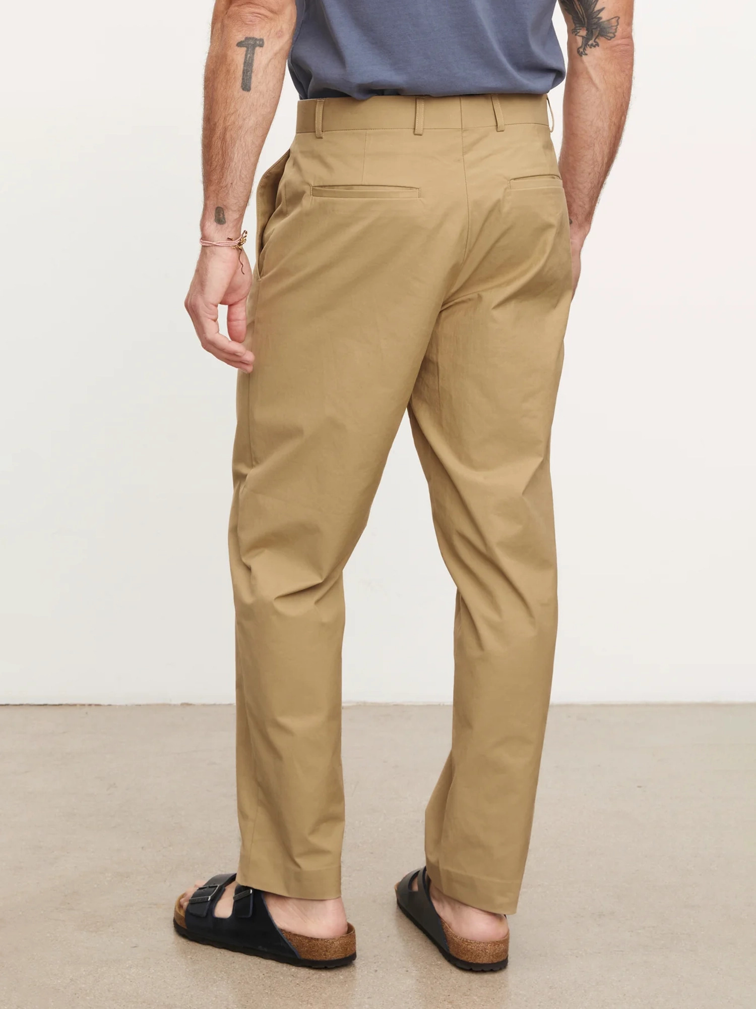 Men's Solid Color Business Suit Commuter Pants