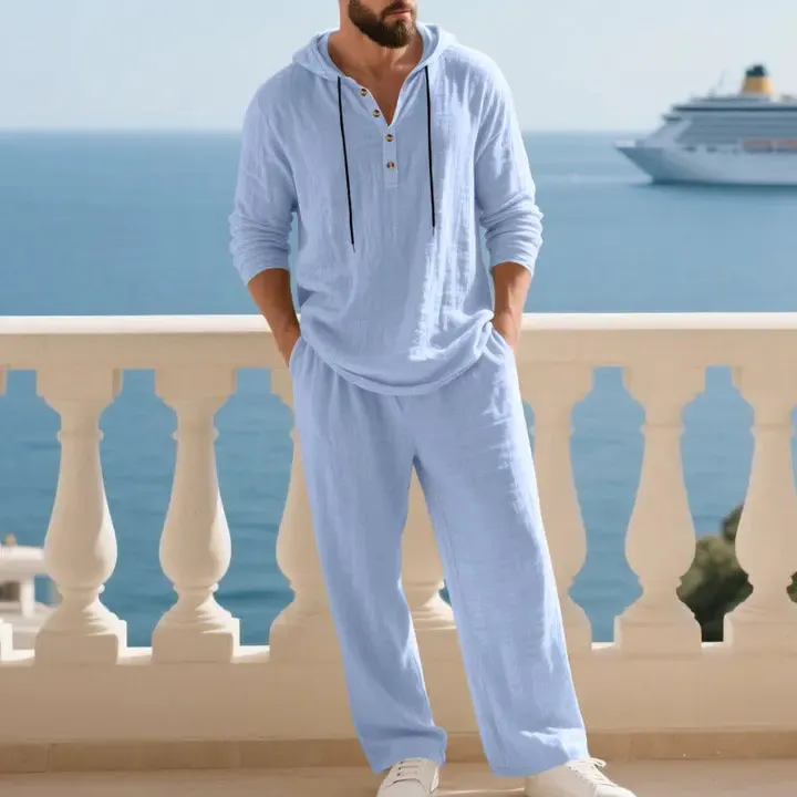 Men’s Hoodie & Jogger Set Casual Loungewear 2-Piece Set
