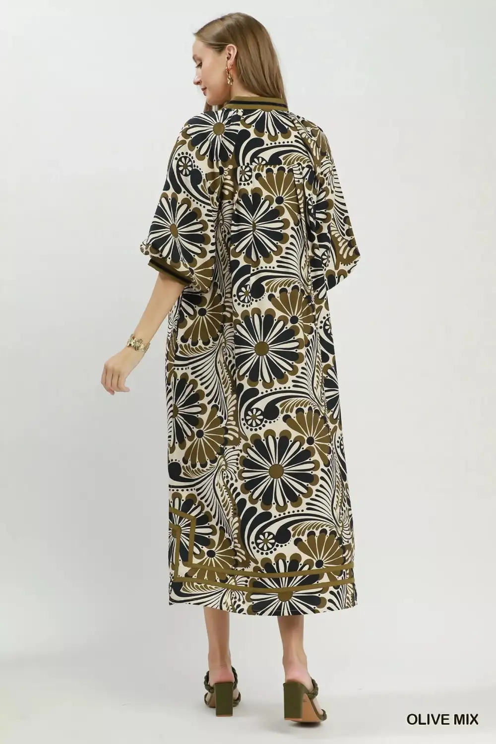 Abstract Abstract Midi Dress