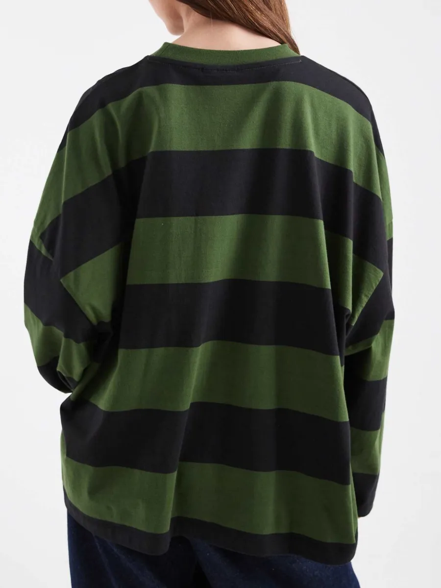 Striped Round Neck T-Shirt