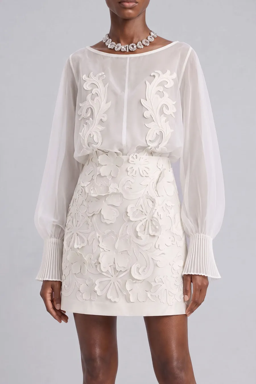 Floral Matching Skirt Set