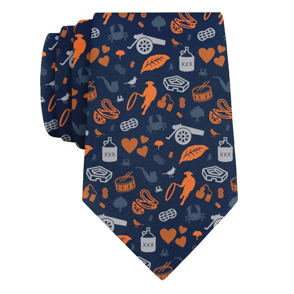 Timeless Heritage Emblem Composition Necktie