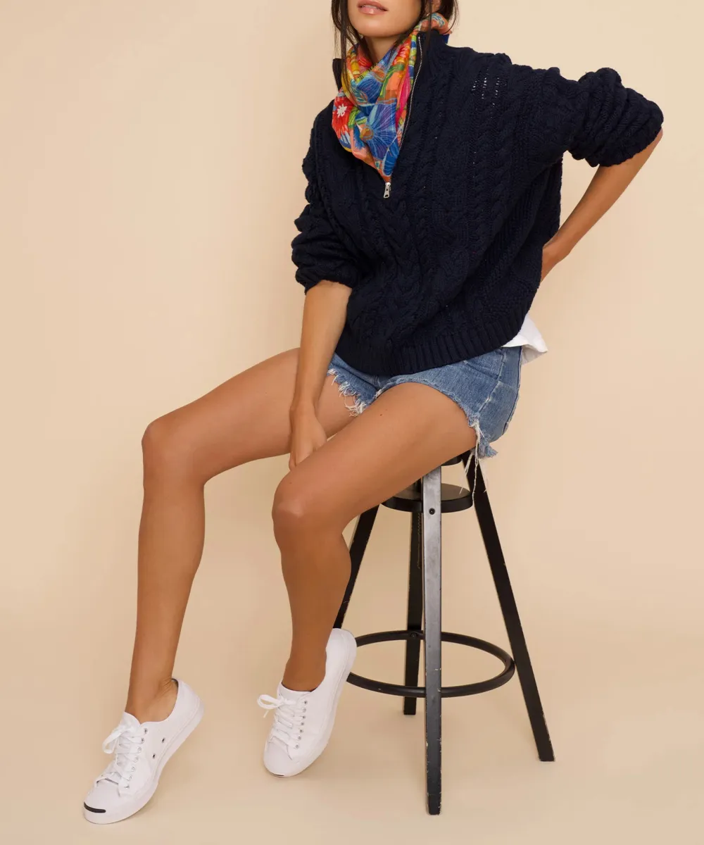 Art Graphic Casual Style Sarong Wrap