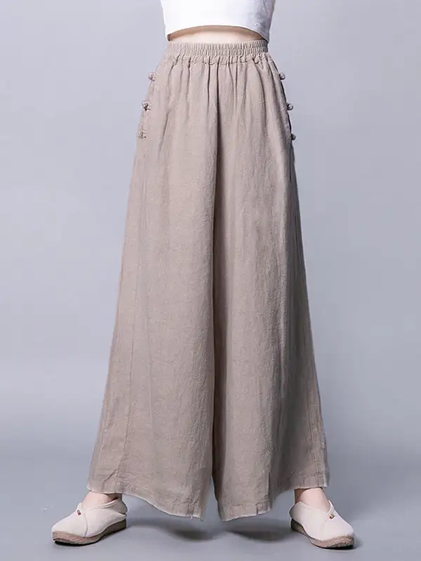 Women's High Waist Wide Leg Loose Fit Pants